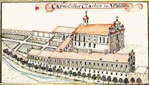 Carmelitter Closter in Wohlau - Klasztor Karmelitów, widok ogólny